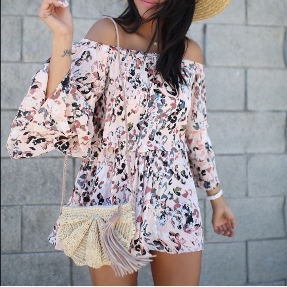 Off the shoulder romper